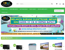 Tablet Screenshot of benua-electronic.com